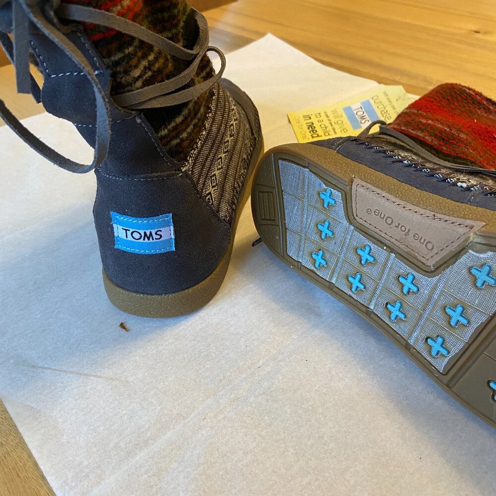 TOMS Nepal Boot - Mixed Woven - Women's Size 6 NWT - Picture 9 of 10